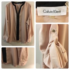 Fabulous Calvin Klein zipper tunic